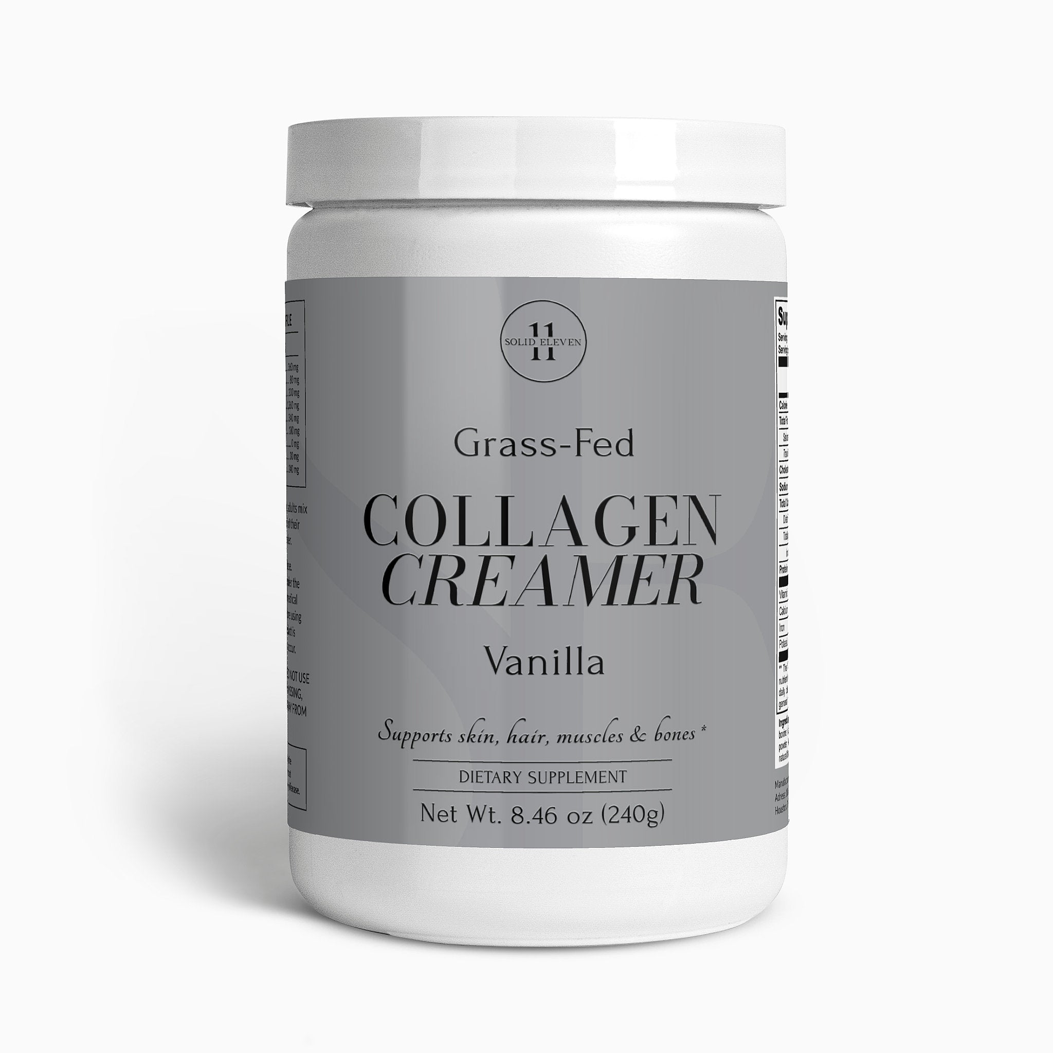 Grass-Fed Collagen Creamer (Vanilla)