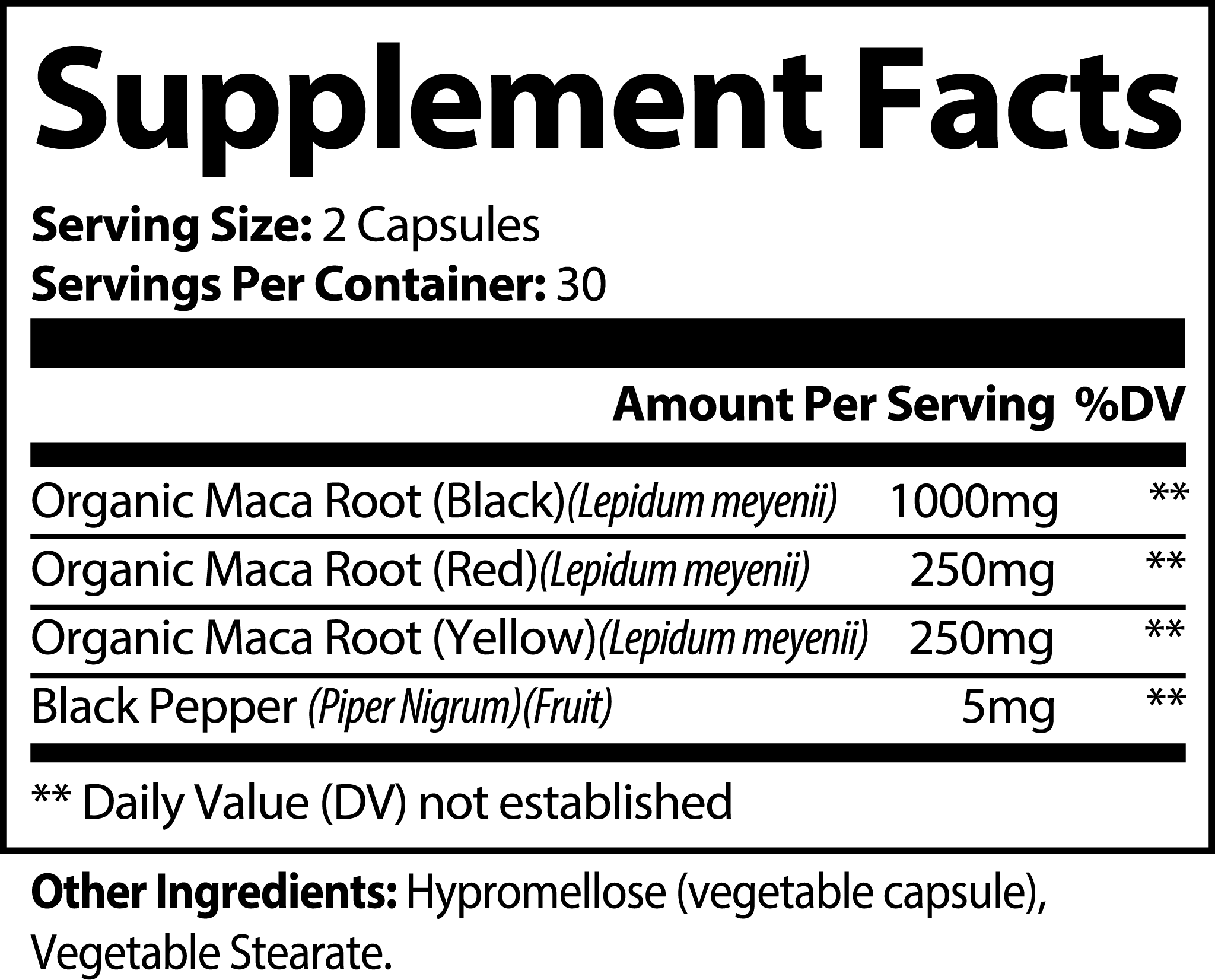 Organic Maca Blend